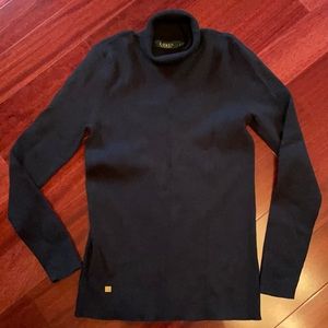Ralph Lauren black snug turtle neck size L